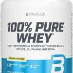 Biotech USA 100% Pure Whey Πρωτεΐνη Ορού Γάλακτος Χωρίς Γλουτένη με Γεύση Μπανάνα 2.27kg